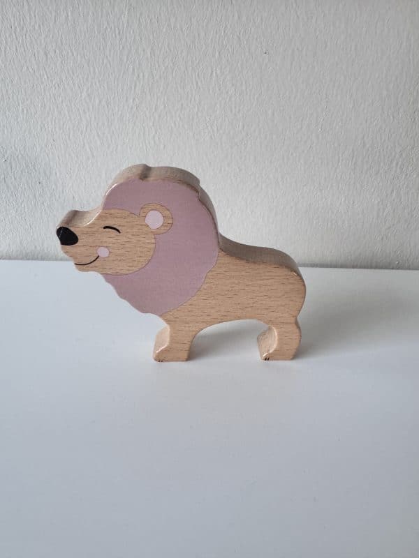 PRELOVED - træfigur, løve