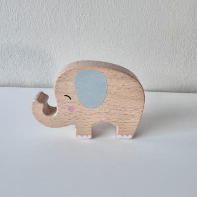 PRELOVED - træfigur, elefant