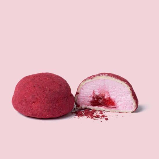 Jordbærfyldte skumfiduser - Hindbær og Belgisk hvid chokolade - The Mallows