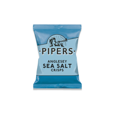 Sea Salt chips, 40g. - Pipers