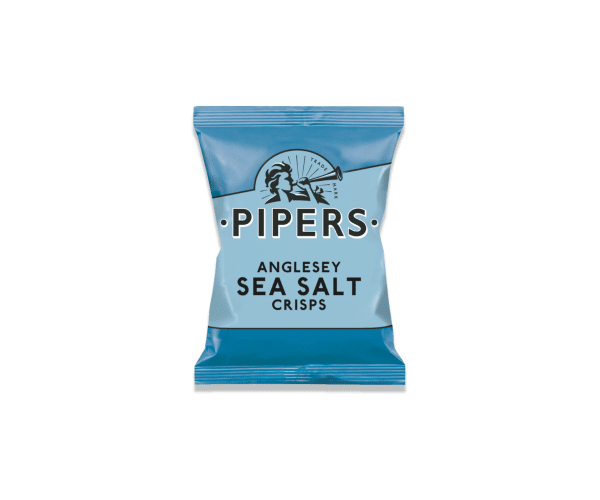 Sea Salt chips, 40g. - Pipers