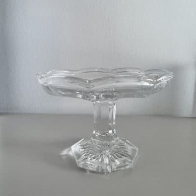 PRELOVED! Glas fad på fod - Billede 3